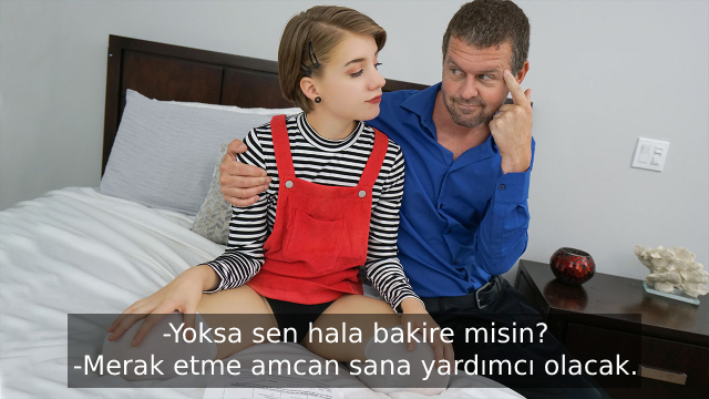 Bakire Yeğeninin Taze Amcığını Patlatarak İlk Orgazmını Yaşatıyor